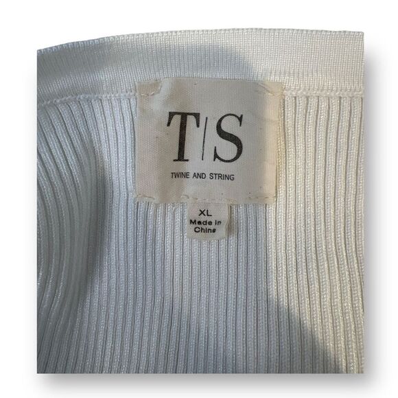 Twine And String Ribbed Crop Top Size Extra Large - Picture 5 of 6